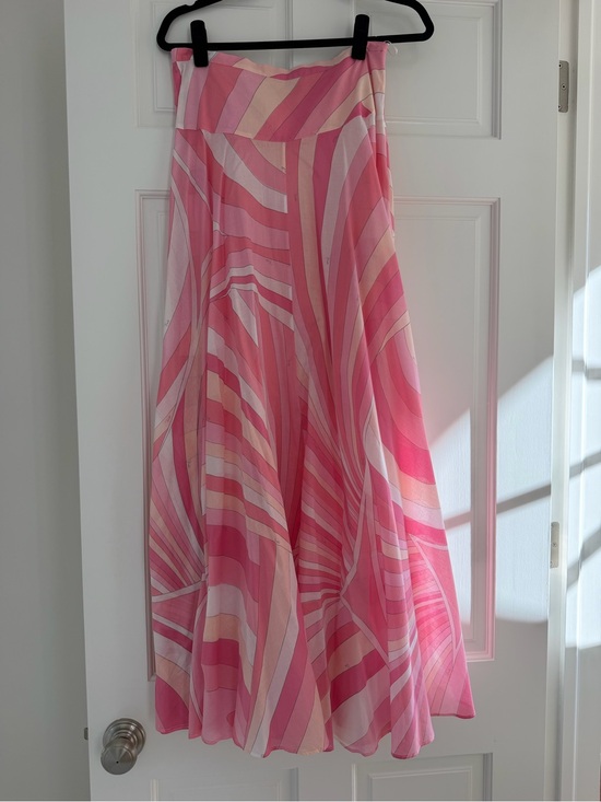 Emilio Pucci Dresses & Skirts - Emilio Pucci Pink Multi-Stripe Maxi Skirt